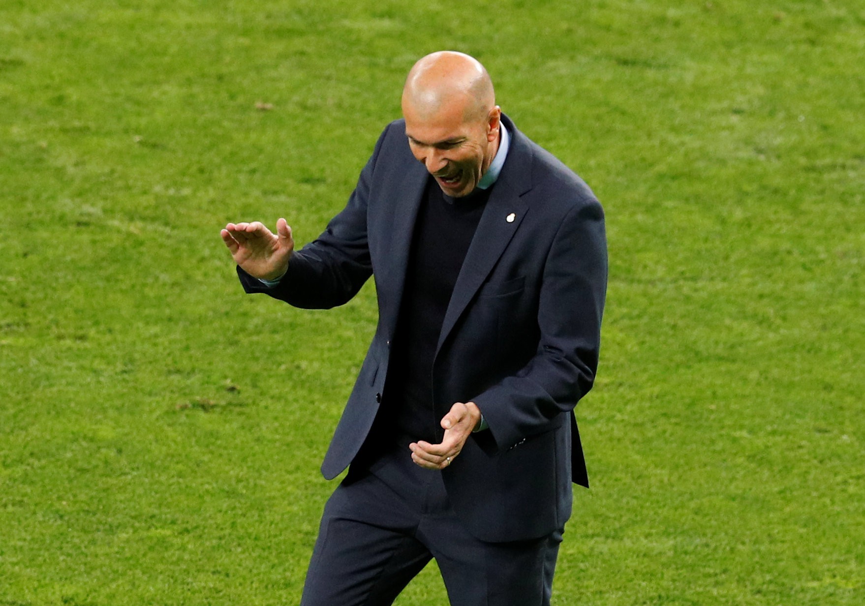 Tin tức thể thao sáng 20-4: Zidane đồng ý dẫn dắt Bayern- Ảnh 1. Zidane từng dẫn dắt đội bóng lớn Real Madrid - Ảnh: REUTERS
