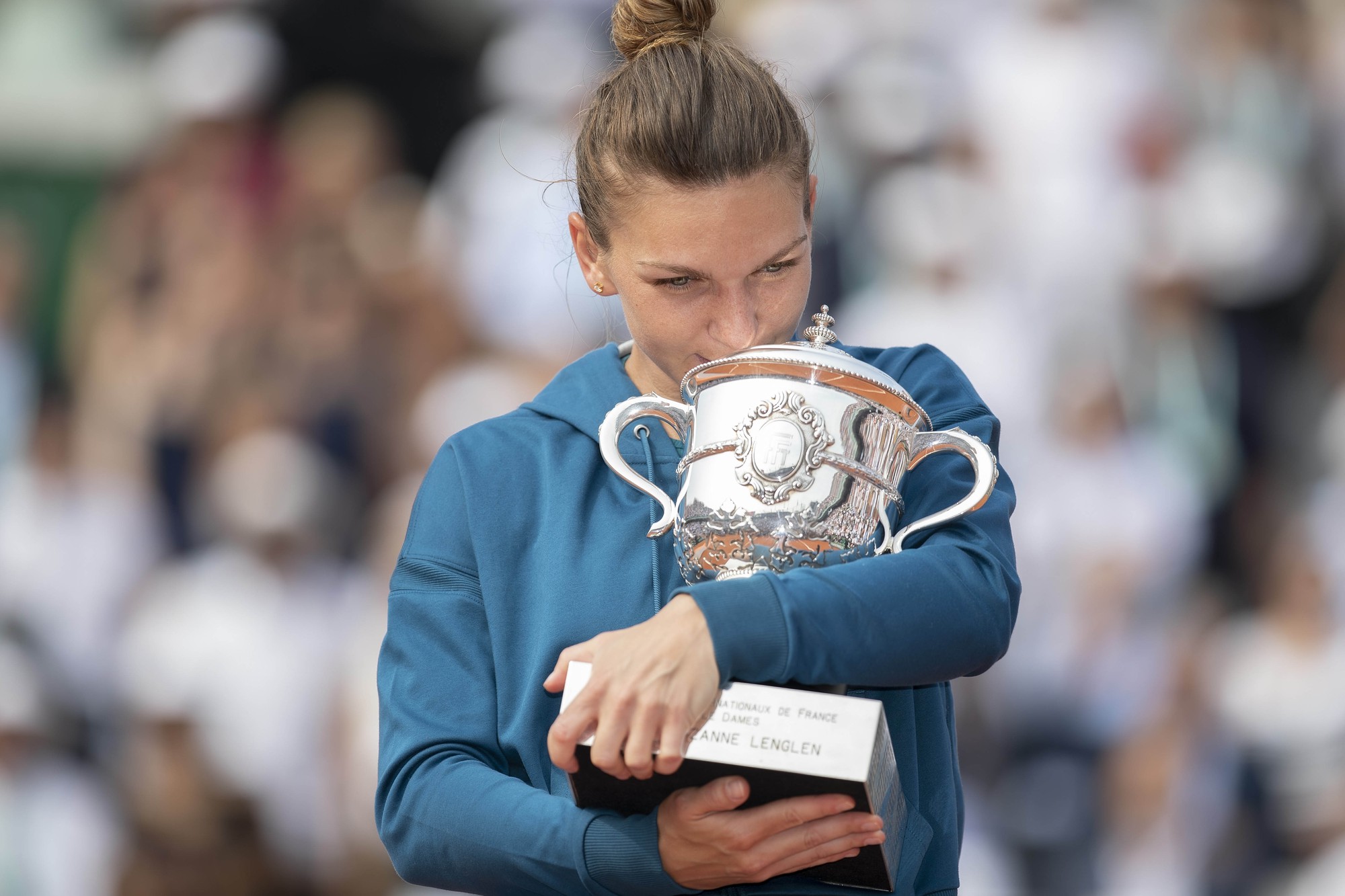 France open. Симона де ла шом.