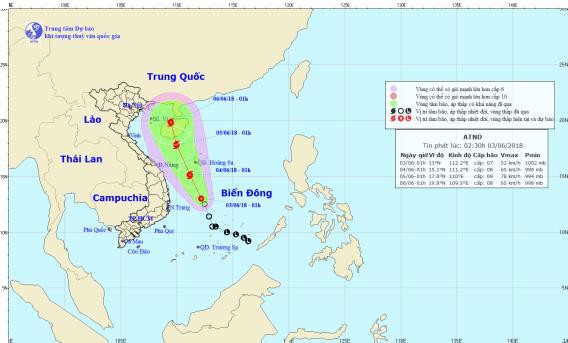 Áp thấp nhiệt đới khả năng thành bão trên biển Đông - Ảnh 1.