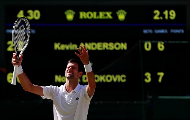 Djokovic giành Wimbledon trong ngày chung kết World Cup - Ảnh 1.