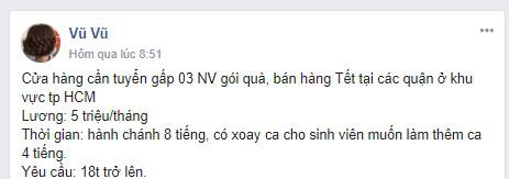 Sinh viên làm thêm kiếm chục triệu trước khi nghỉ Tết - Ảnh 6.