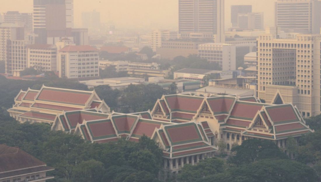 Không khí ở Bangkok ô nhiễm nặng - Ảnh 1. Không khí ở Bangkok ô nhiễm nặng - Ảnh 1.