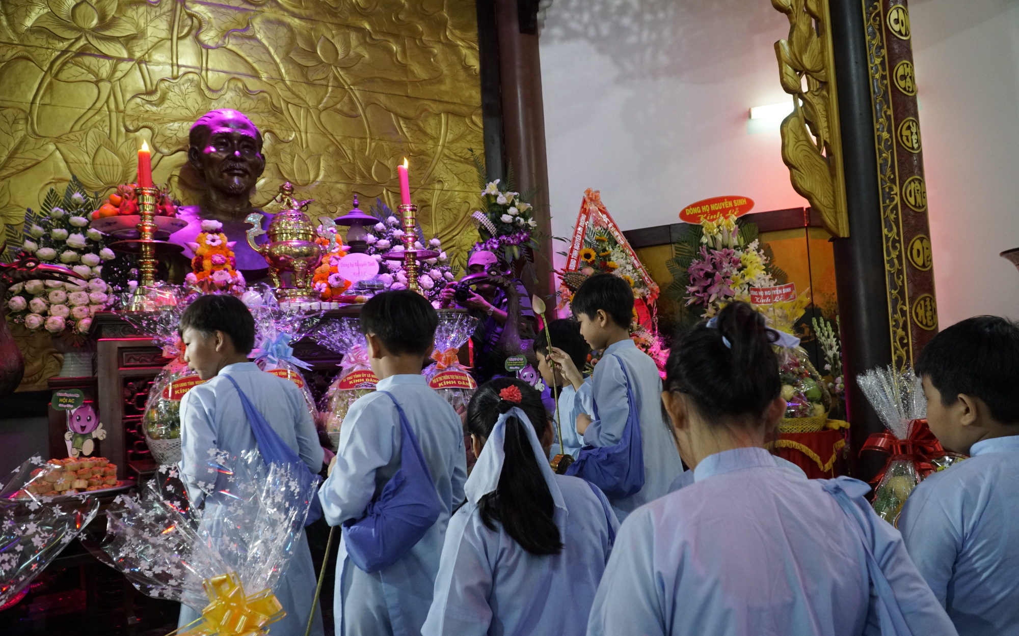 Thi trạng nguyên, gói bánh mừng lễ giỗ cụ Nguyễn Sinh Sắc   - Ảnh 7.