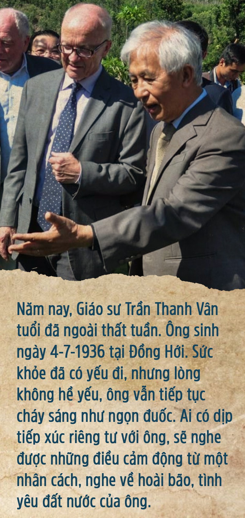 Giáo sư Trần Thanh Vân - Người gieo mầm bền bỉ - Ảnh 6.