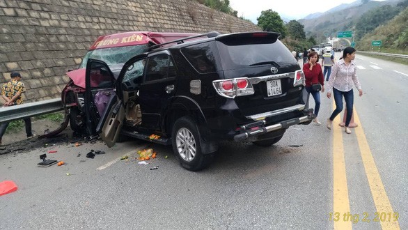 Vụ tông ôtô trên cao tốc: cả hai lái xe đều có nồng độ cồn - Ảnh 1. Vụ tông ôtô trên cao tốc: cả hai lái xe đều có nồng độ cồn - Ảnh 1.