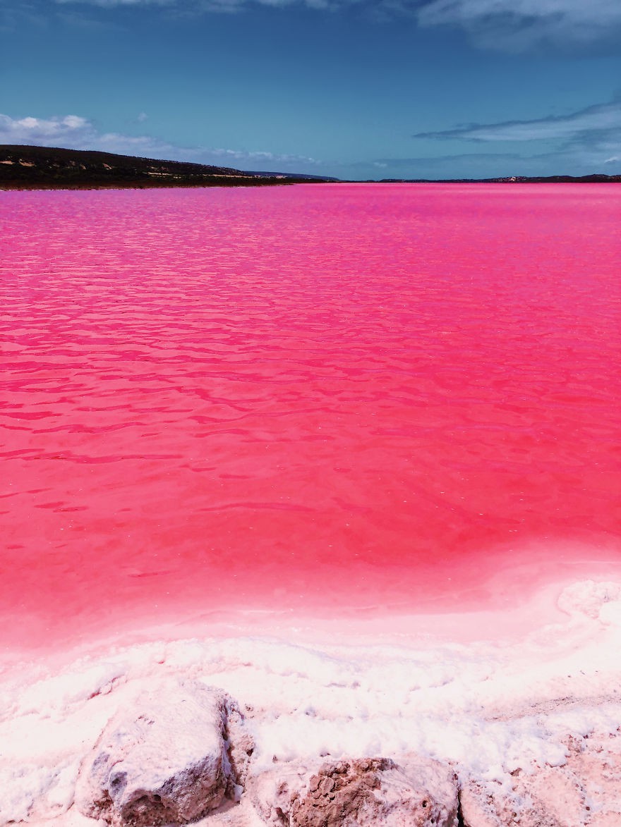 Kỳ lạ hồ nước màu hồng, đỏ, cam theo giờ - Ảnh 6.