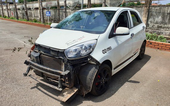 Xe CSGT huyện Cần Giờ va chạm xe máy khác, 3 người nguy kịch- Ảnh 4. Lái xe gây tai nạn chết người là thiếu tá CSGT huyện Châu Đức