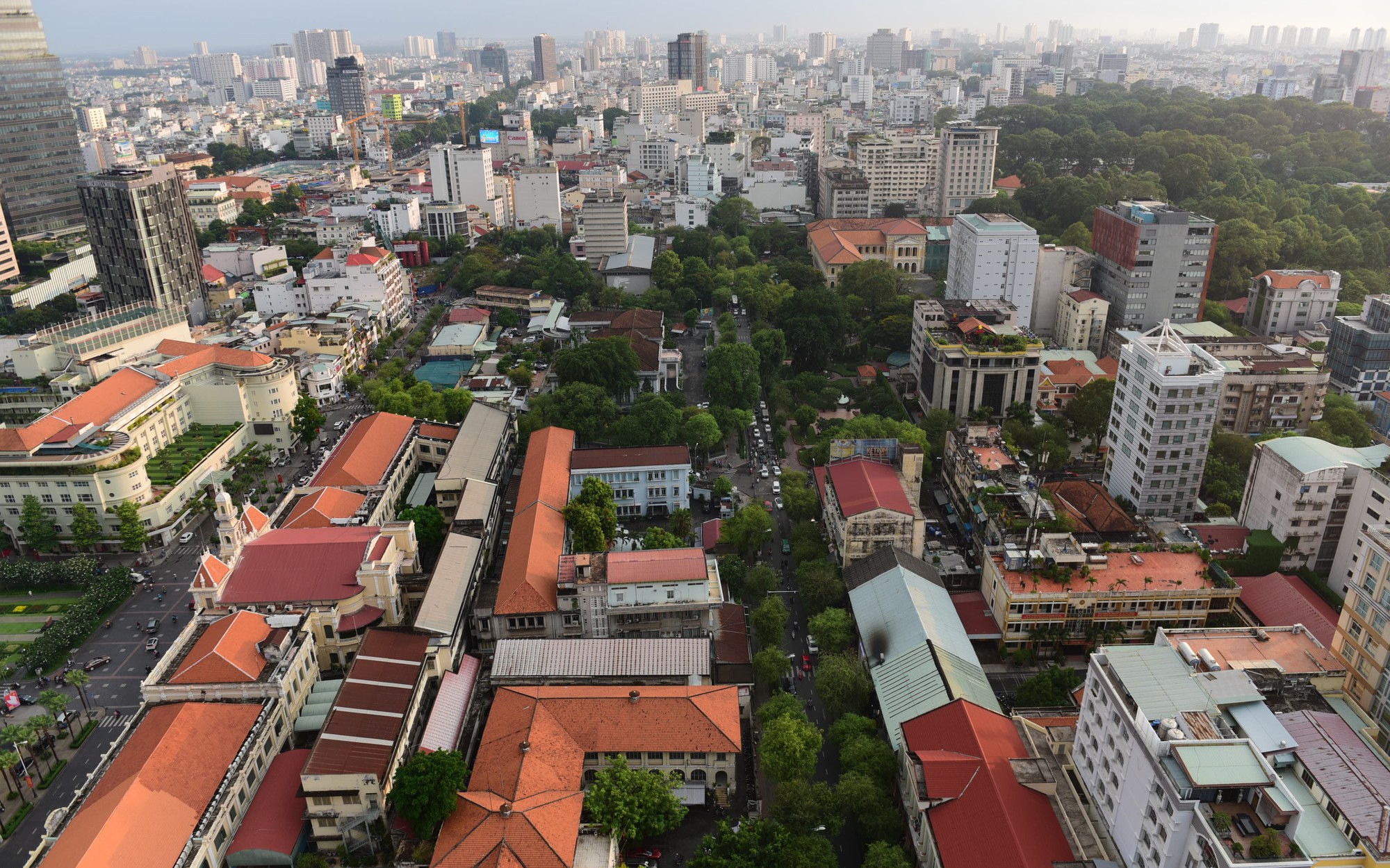 Nhiều công viên 'khủng' ở TP.HCM hồi sinh- Ảnh 5. Bí thư Nguyễn Thiện Nhân: Kinh tế TP.HCM phát triển nhưng cây xanh lạc hậu