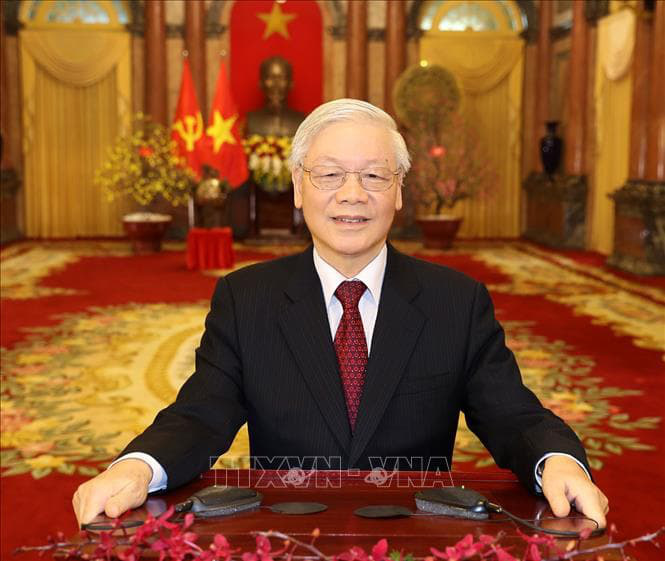 Lời chúc tết của Tổng bí thư, Chủ tịch nước Nguyễn Phú Trọng - Ảnh 1.