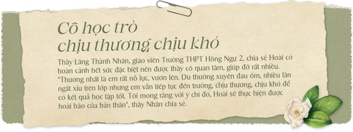 Kỳ 2 - Dù có thể nào Hoài vẫn bước tiếp - Ảnh 6.