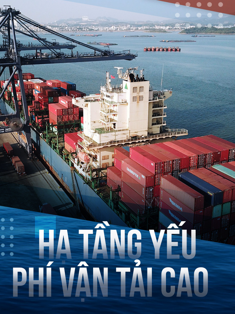 Hạ tầng yếu, phí vận tải cao