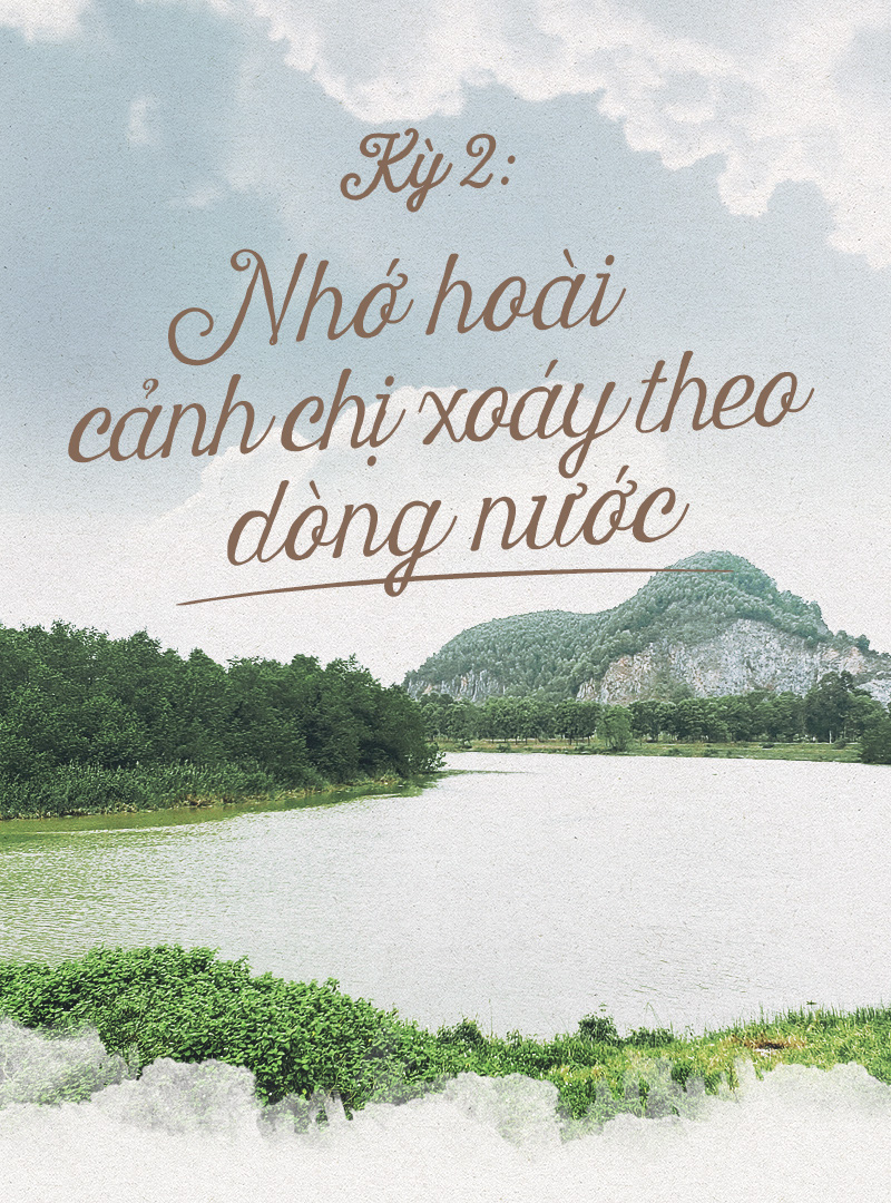 Nhớ hoài cảnh chị xoáy theo dòng nước