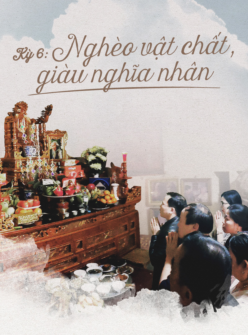 Nghèo vật chất, giàu nghĩa nhân