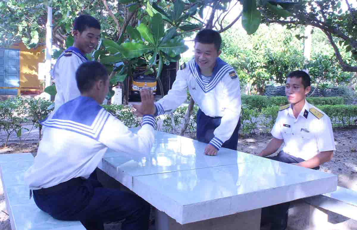 Tổ tư vấn tâm lý quân nhân ở Trường Sa - Ảnh 1. Tổ tư vấn tâm lý quân nhân ở Trường Sa - Ảnh 1.