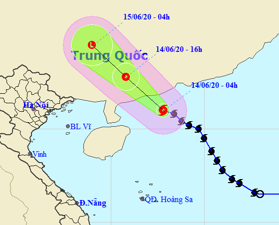 Bão số 1 đi vào Quảng Đông, suy yếu thành áp thấp nhiệt đới - Ảnh 1.