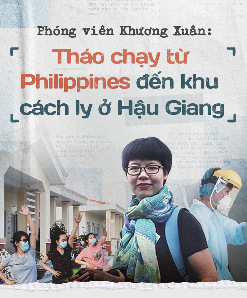 Tháo chạy từ Philippines đến khu cách ly ở Hậu Giang