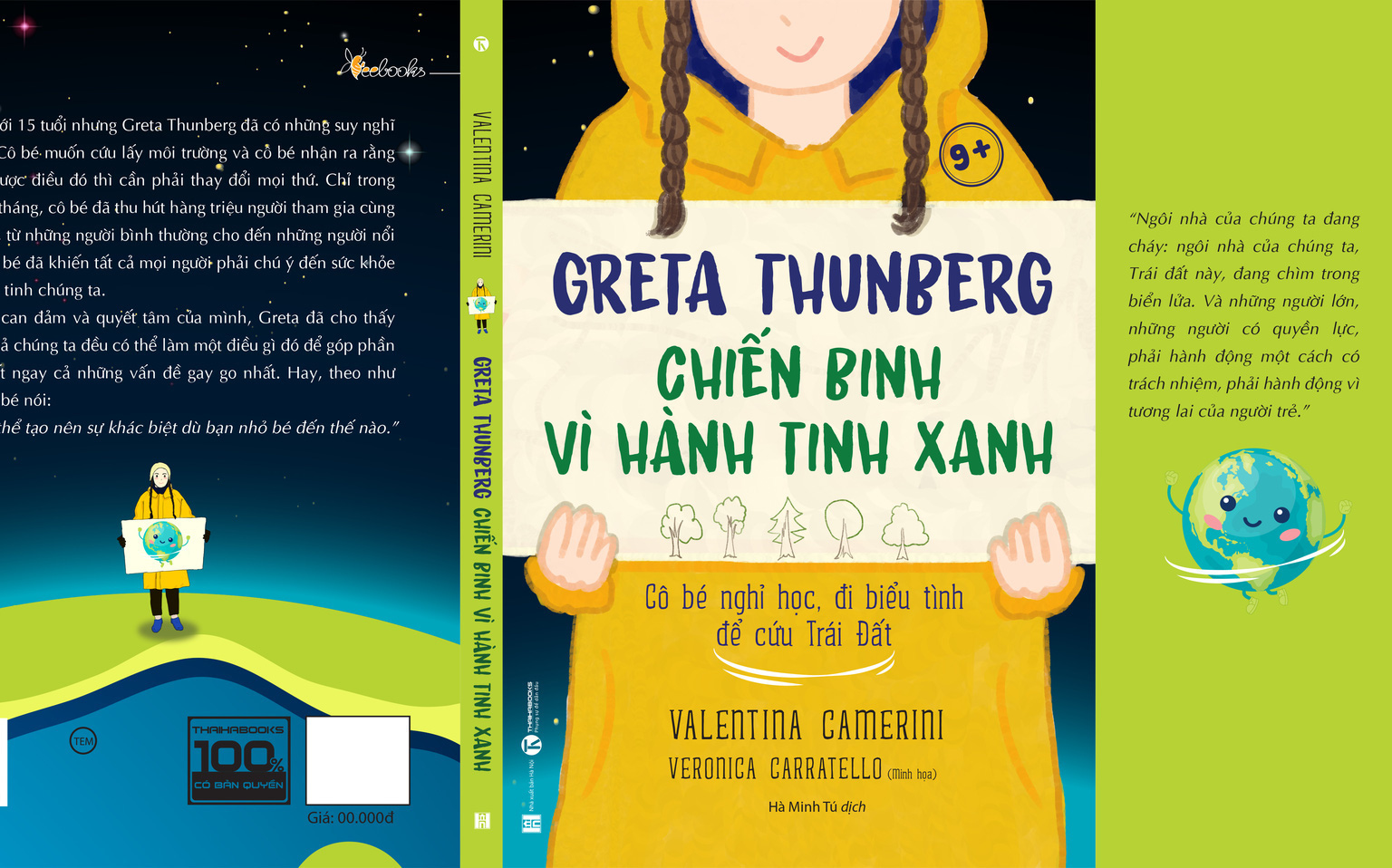 Nhà hoạt động môi trường nổi tiếng Greta Thunberg bị cảnh sát Hà Lan bắt- Ảnh 2. Đại sứ quán Thụy Điển giới thiệu sách Greta Thunberg: Chiến binh vì hành tinh xanh