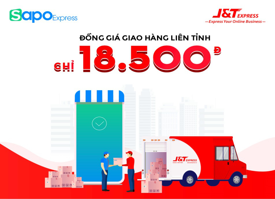 Chuyển phát nhanh J&T Express đồng giá giao hàng liên tỉnh chỉ 18.500đ trên Sapo - Ảnh 1.