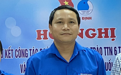 Anh Hà Duy Trung làm bí thư Tỉnh đoàn Bình Định