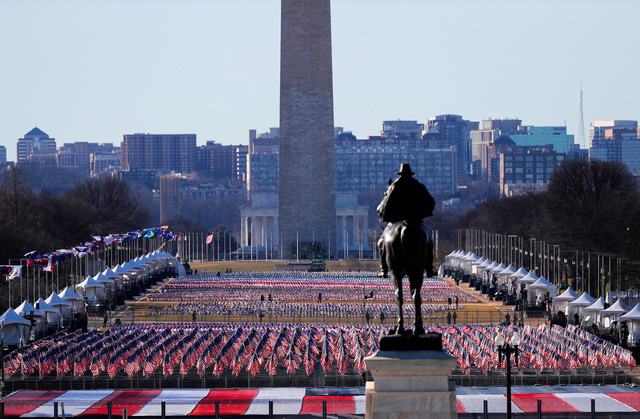 آمریکا برای مراسم تحلیف چهل و ششمین رئیس جمهور ایالات متحده آماده است - عکس 1.