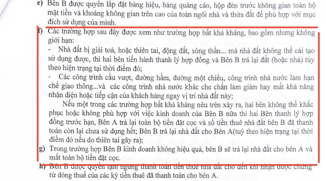 Thế giới Di động đơn phương giảm tiền thuê mặt bằng, chủ nhà kiện được không?