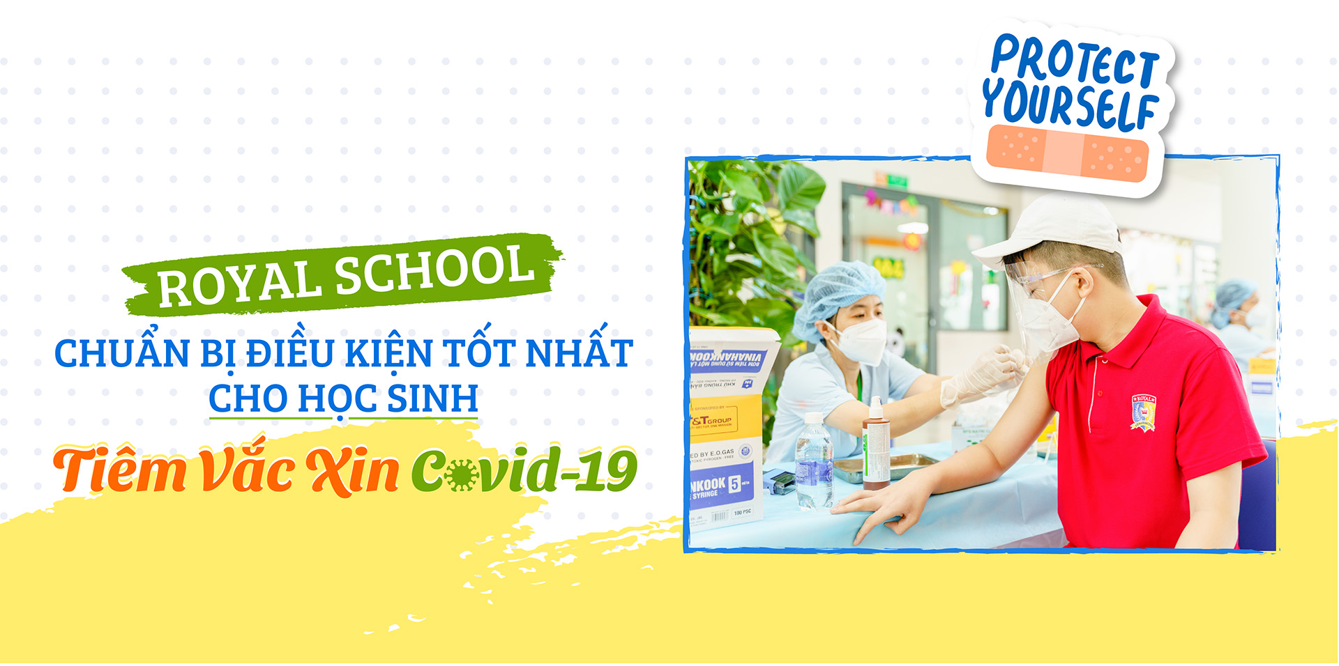 Royal School chuẩn bị điều kiện tốt nhất cho học sinh tiêm vắc xin COVID-19 - Ảnh 13.