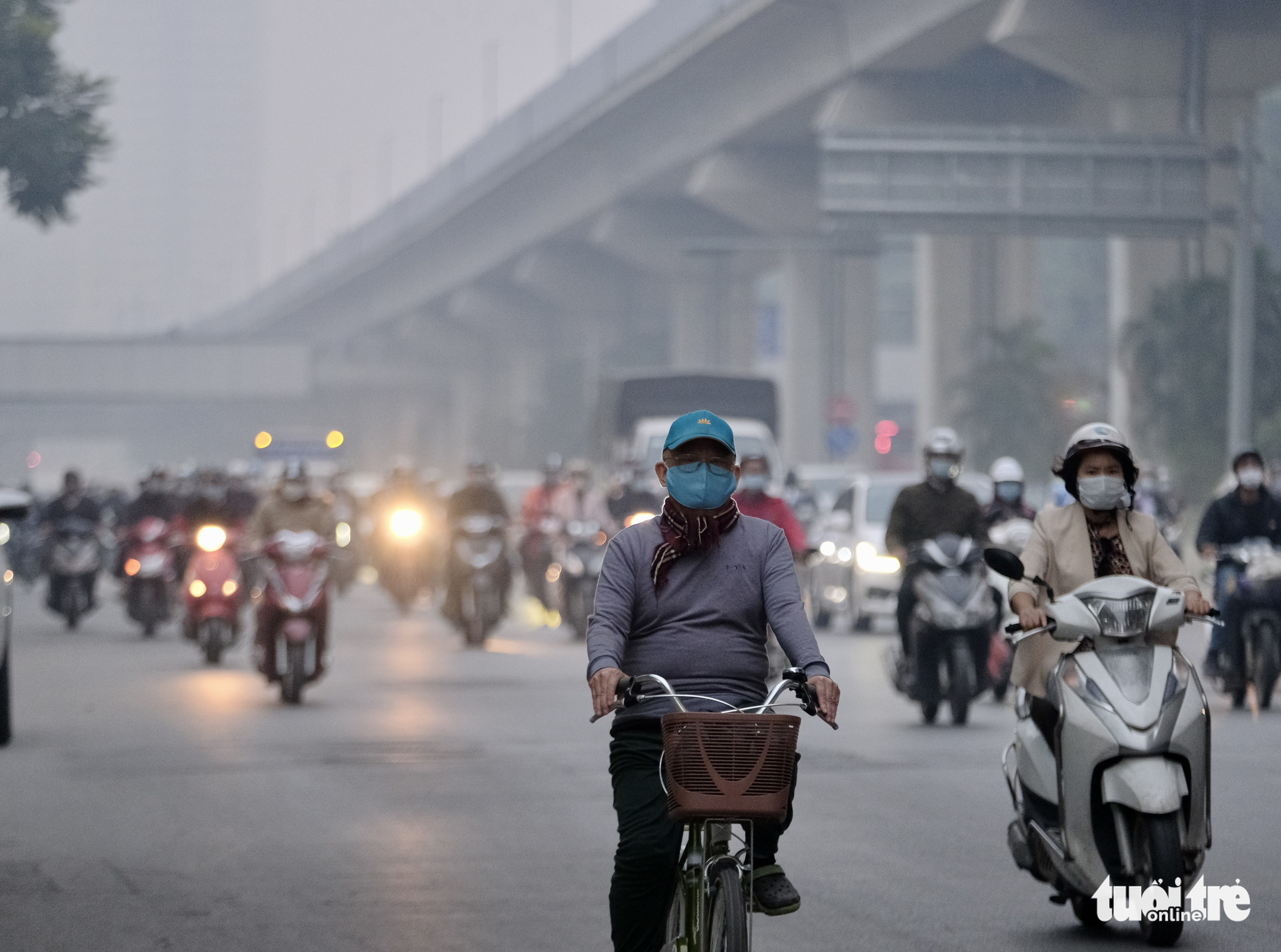 10 tỉnh, thành phố có nồng độ bụi PM2.5 vượt quy chuẩn - Ảnh 1.