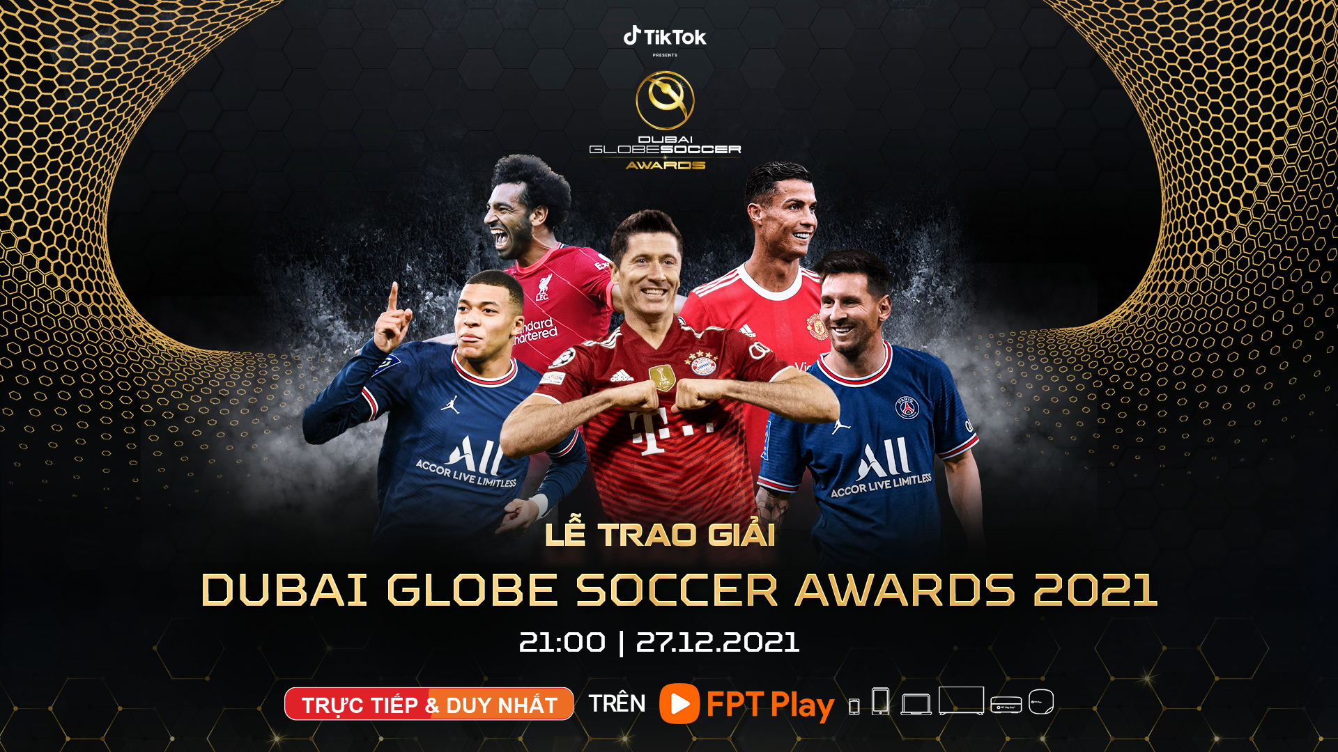 Lễ trao giải Globe Soccer Awards 2021: Vinh quang sẽ thuộc về ai? - Ảnh 2.