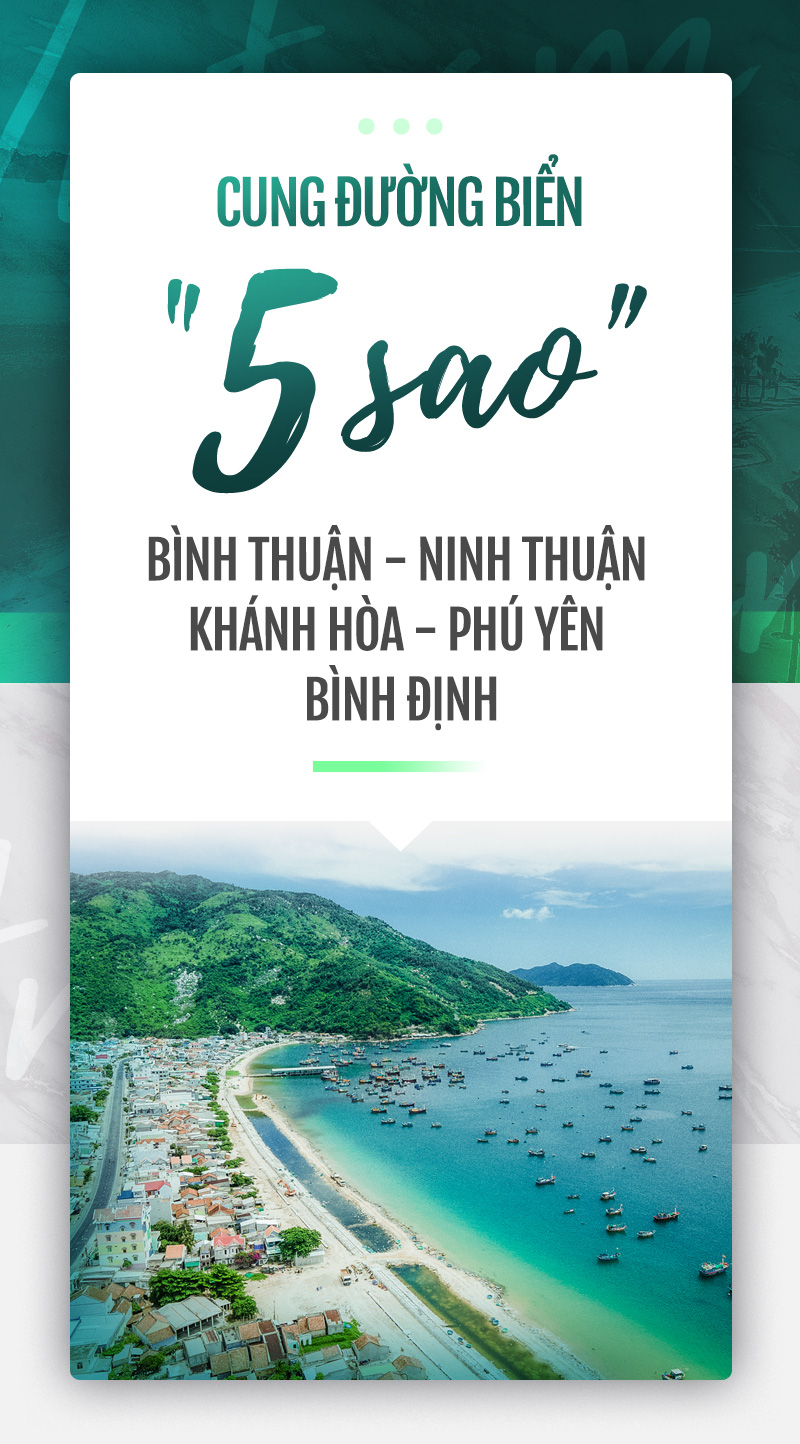 Cung đường biển “5 sao”: Bình Thuận - Ninh Thuận - Khánh Hòa - Phú Yên - Bình Định