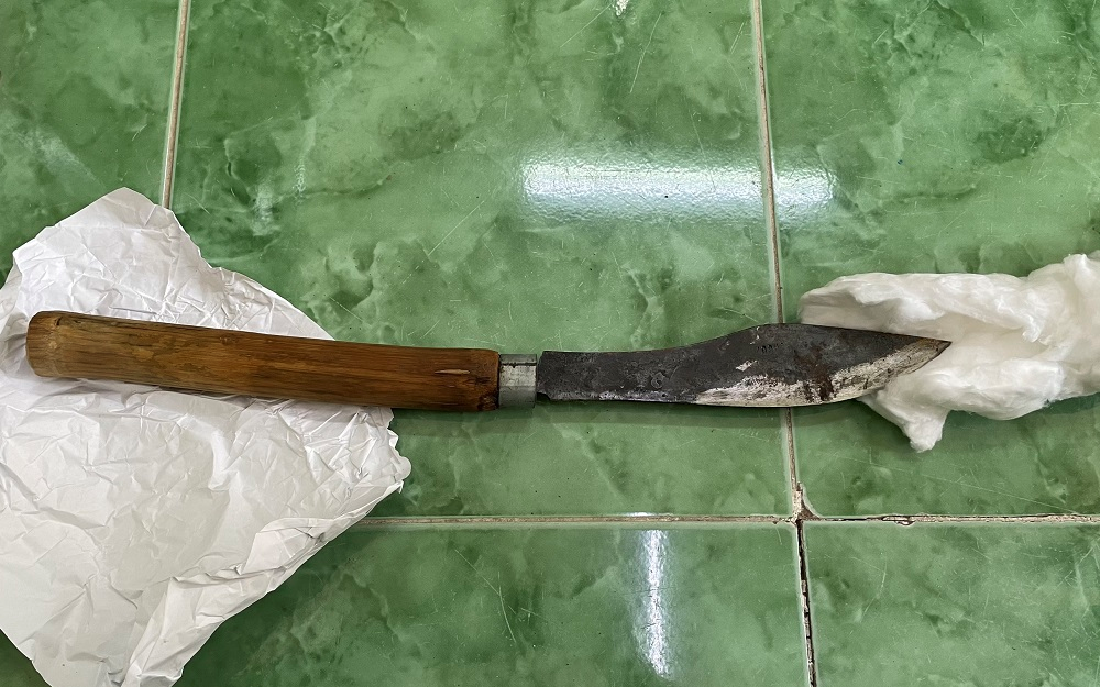 Bắt đối tượng dùng chĩa nhọn đâm chết anh ruột- Ảnh 2. Em trai dùng mác đâm anh ruột chết tại chỗ