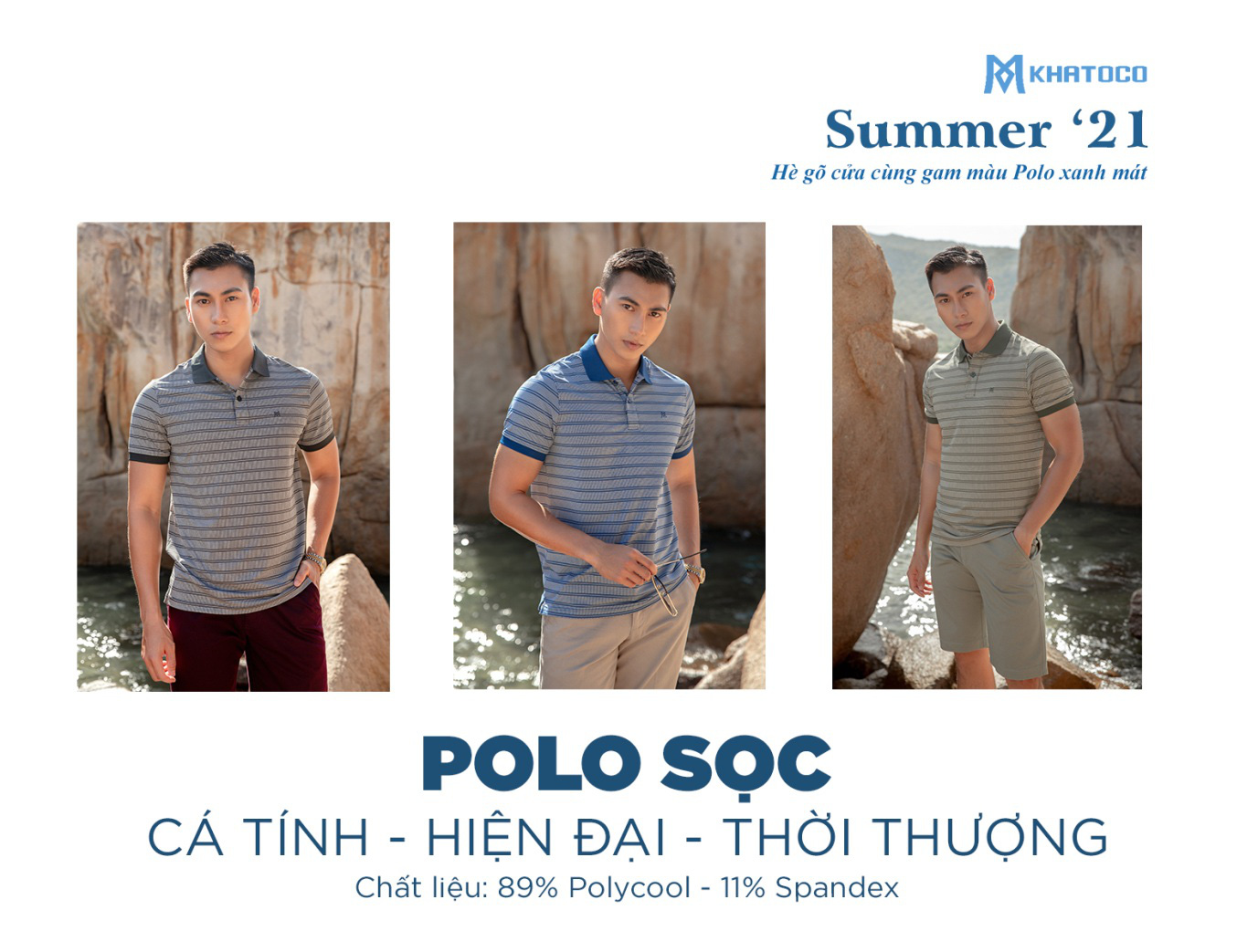 Polo Khatoco - Những sắc màu mùa hè - Ảnh 3. Polo Khatoco - Những sắc màu mùa hè - Ảnh 3.