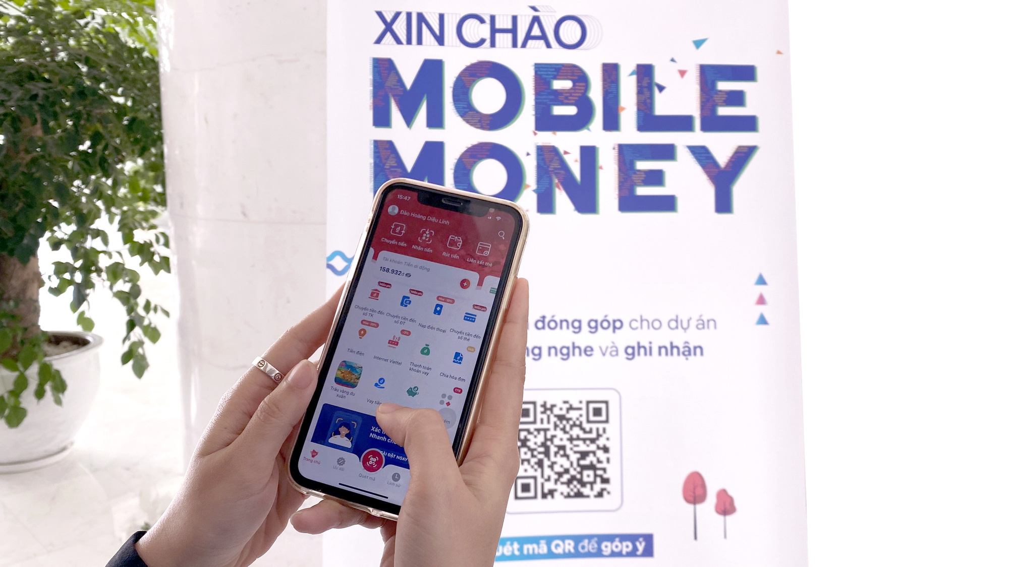Người dùng mong sớm trải nghiệm Mobile-Money - Ảnh 1. Người dùng mong sớm trải nghiệm Mobile-Money - Ảnh 1.