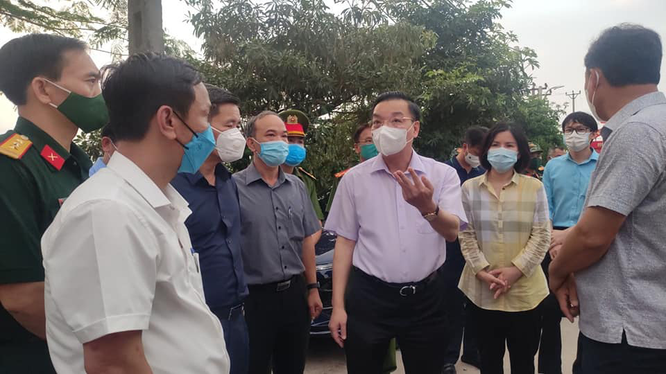 Chủ tịch Hà Nội: 'Tận dụng 48 giờ vàng khống chế lây nhiễm biến thể virus Ấn Độ' - Ảnh 1. Chủ tịch Hà Nội: 'Tận dụng 48 giờ vàng khống chế lây nhiễm biến thể virus Ấn Độ' - Ảnh 1.