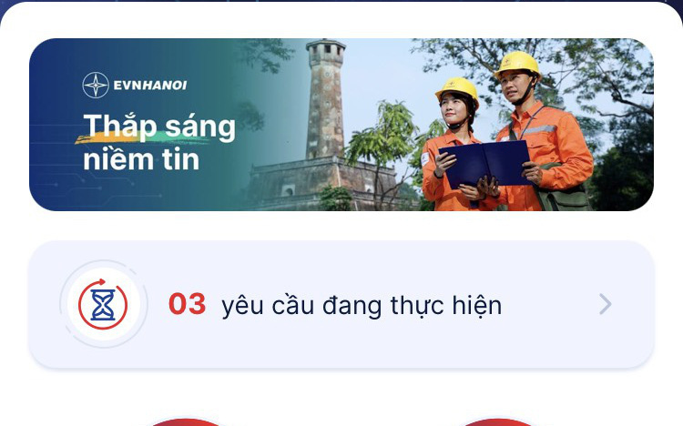 Cách nhận thông báo tiền điện tự động để khỏi lo cắt điện- Ảnh 4. EVNHANOI thêm công cụ khách hàng giám sát dịch vụ điện