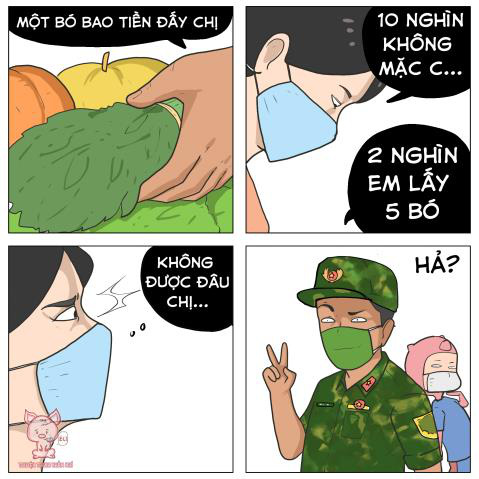 Dân mạng hí hoáy vẽ tranh các anh bộ đội vác rau củ đến từng nhà dân - Ảnh 4. Dân mạng hí hoáy vẽ tranh các anh bộ đội vác rau củ đến từng nhà dân - Ảnh 4.