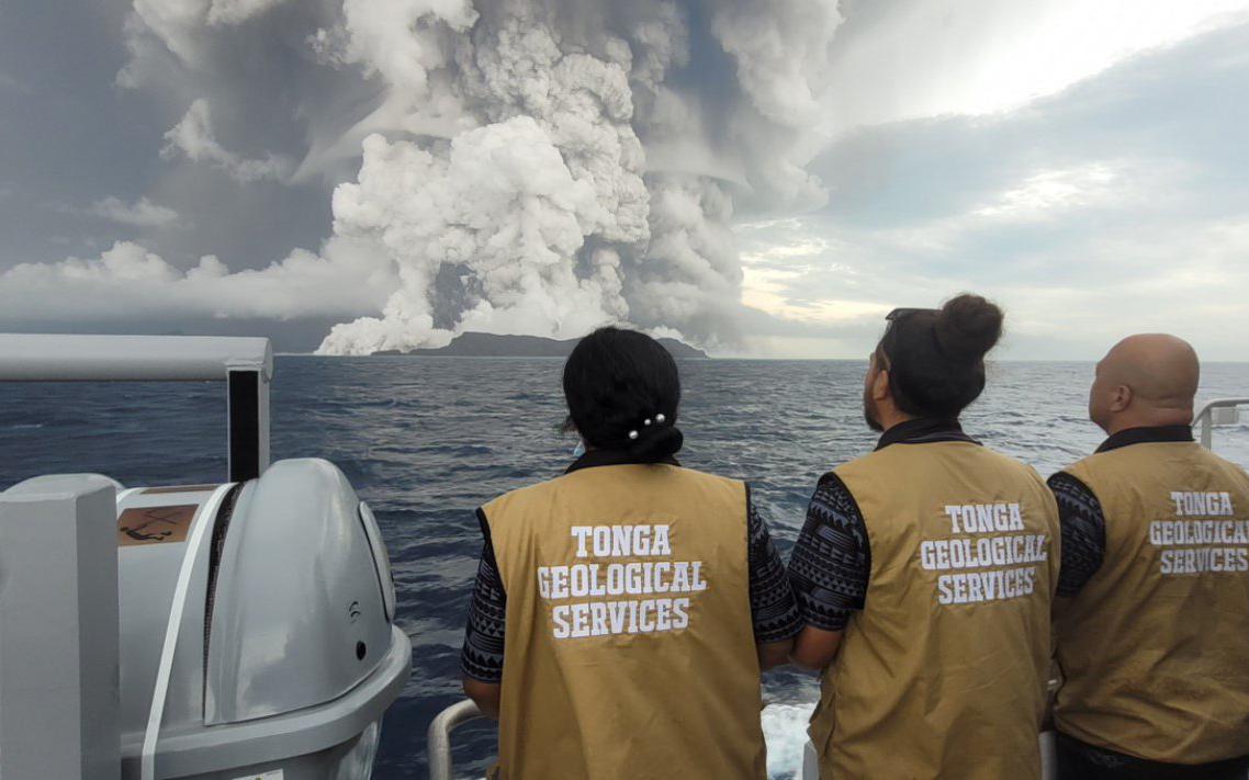 Sóng thần ở đảo quốc Tonga ảnh hưởng tới bờ biển Nhật Bản, Mỹ