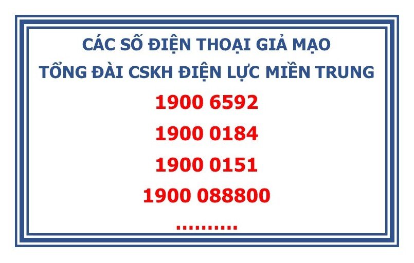 Lập 4 đầu số giả tổng đài ngành điện để lừa thu phí với giá cắt cổ - Ảnh 1. Lập 4 đầu số giả tổng đài ngành điện để lừa thu phí với giá cắt cổ - Ảnh 1.