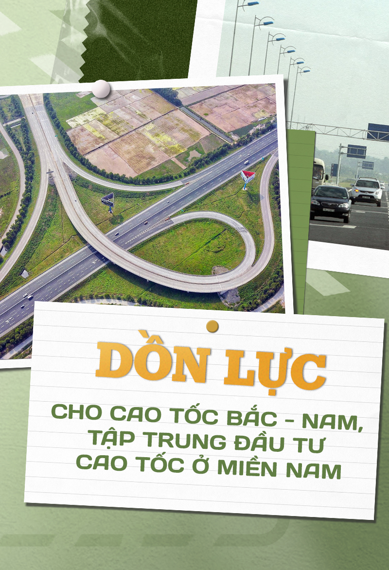Dồn lực cho cao tốc Bắc - Nam, tập trung đầu tư cao tốc ở miền Nam