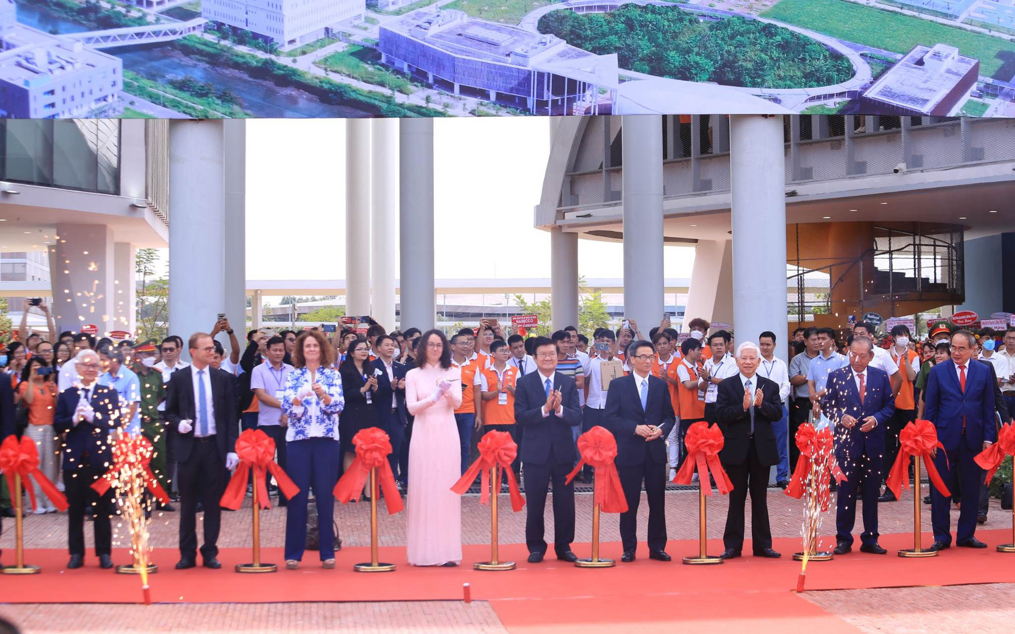 Tổng thống Đức gặp sinh viên Trường đại học Việt - Đức- Ảnh 2. Khánh thành đại học hơn 50ha giúp sinh viên 'du học Đức' ngay tại Việt Nam