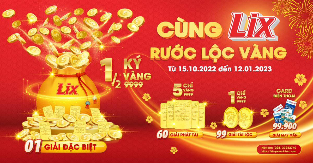 Cùng LIX rước lộc vàng nhận hàng ngàn giải thưởng - Ảnh 1.