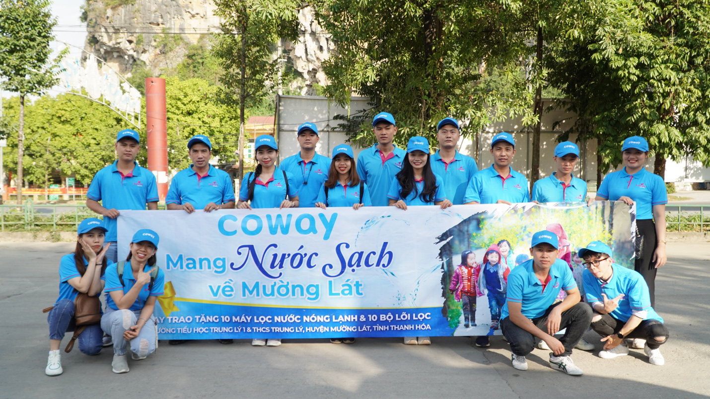 Coway Vina tài trợ 10 máy lọc nước cho người dân Mường Lát - Ảnh 2. Coway Vina tài trợ 10 máy lọc nước cho người dân Mường Lát - Ảnh 2.