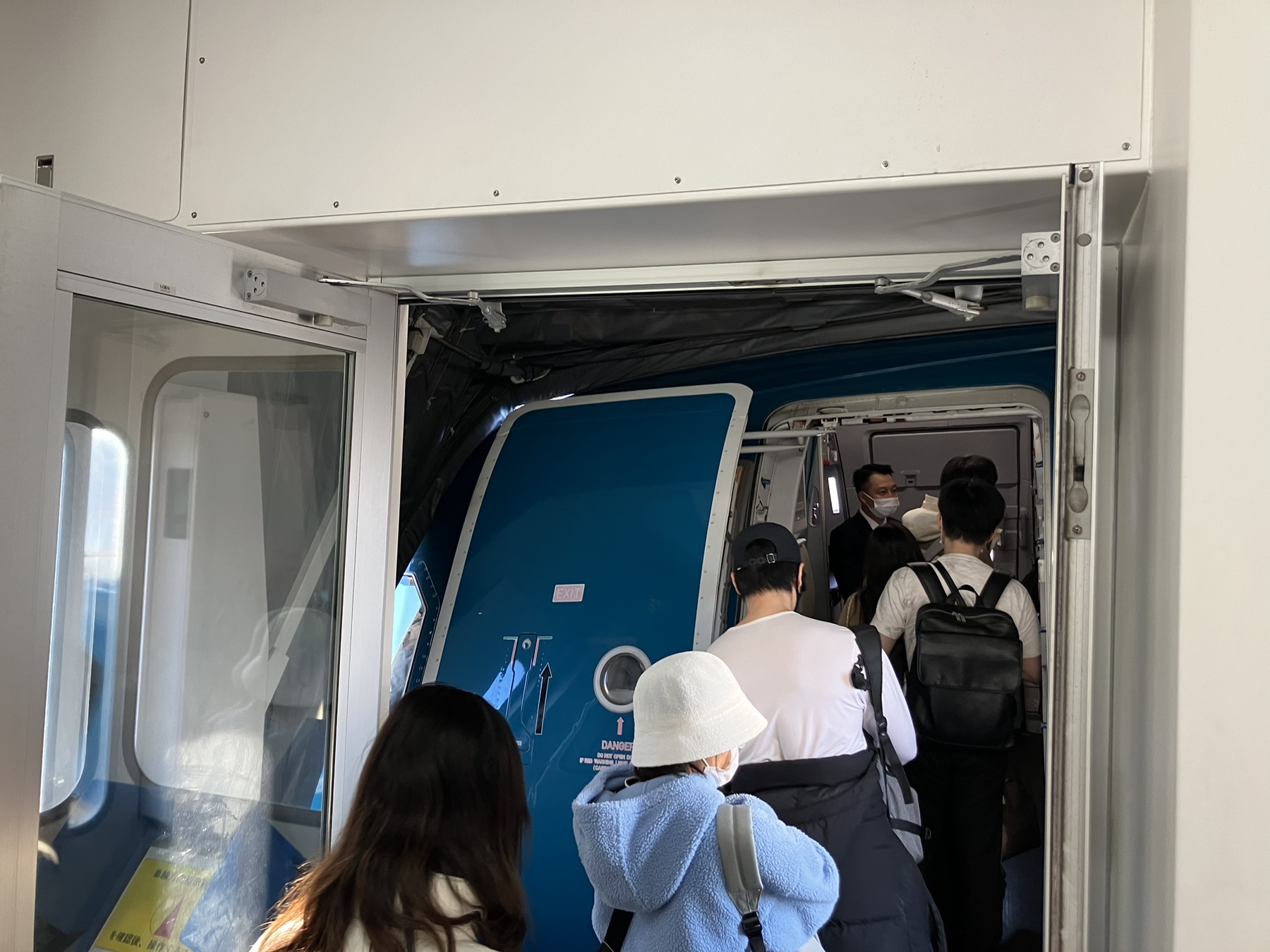 番組内での日越線歓迎セレモニー 