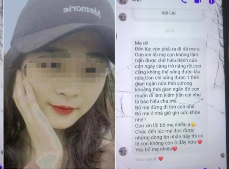 Nữ sinh lớp 10 ở Hà Tĩnh mất tích bí ẩn kèm đoạn tin nhắn xót xa - Ảnh 1.