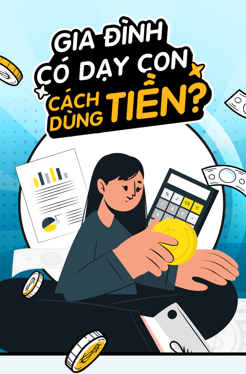 Gia đình có dạy con cách dùng tiền?