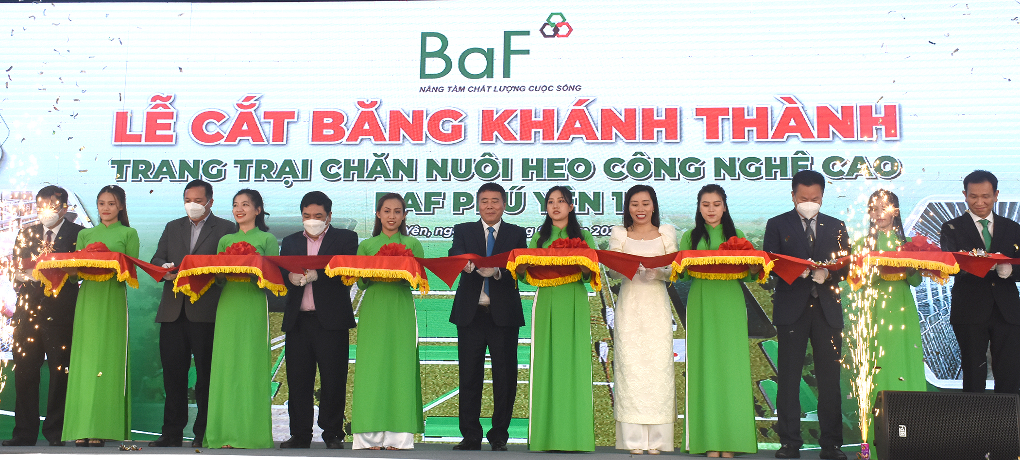 Khánh thành trang trại nuôi heo giống quy mô lớn ở miền Trung - Ảnh 1.