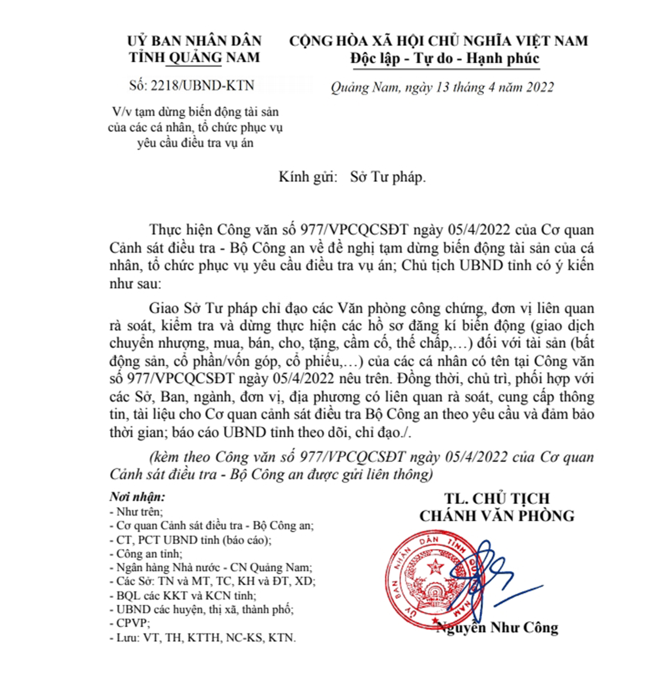 Quảng Nam tạm dừng biến động tài sản gia đình ông Trịnh Văn Quyết - Ảnh 1.