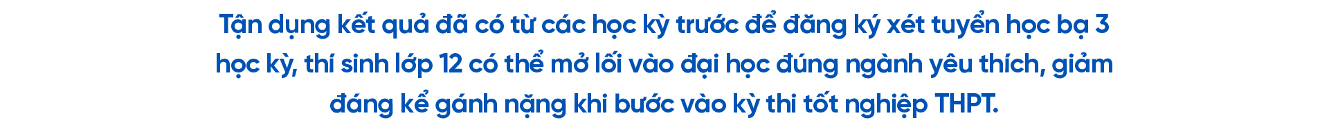 Xét tuyển học bạ 3 học kỳ - Mở lối vào đại học trước kỳ thi tốt nghiệp THPT - Ảnh 1.