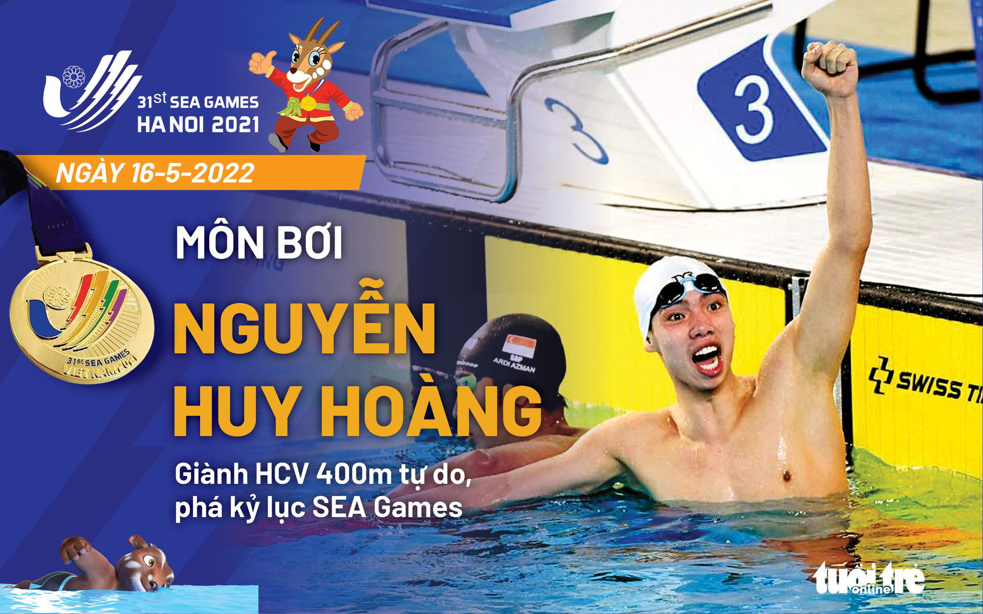 Việt Nam giành tổng cộng 20 HCV trong ngày 16-5