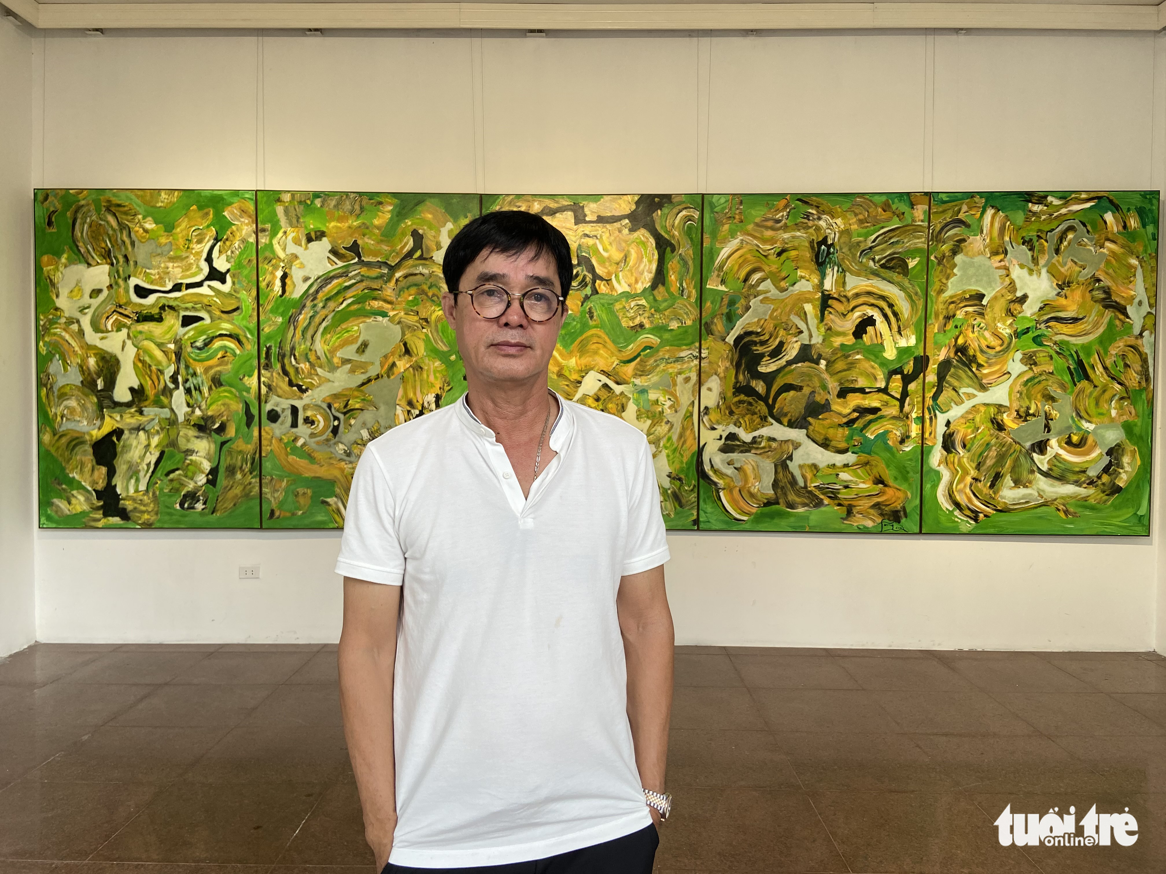 Đinh Phong: ‘ca lạ’ của mỹ thuật Việt - Ảnh 1.