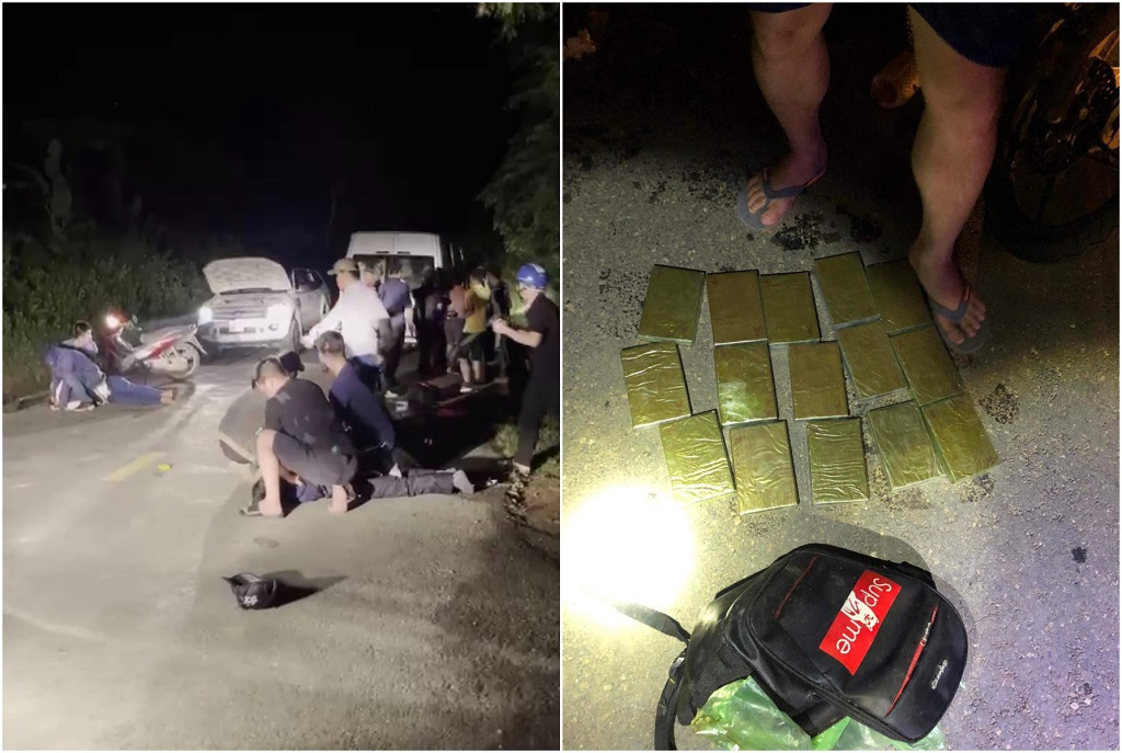 Hai nghi phạm buôn 15 bánh heroin bắn chiến sĩ công an - Ảnh 1. Hai nghi phạm buôn 15 bánh heroin bắn chiến sĩ công an - Ảnh 1.